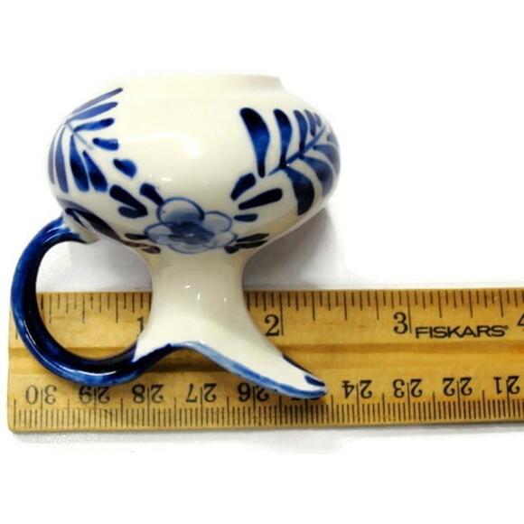 Vintage Hand Painted Miniature Pitcher Delfts Blue - Picture 8 of 12